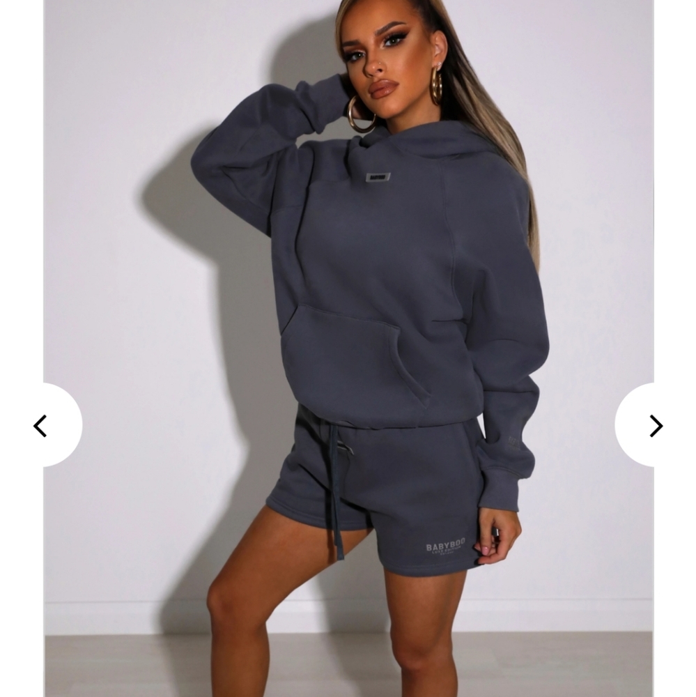 Babyboo gray hoodie (never worn)